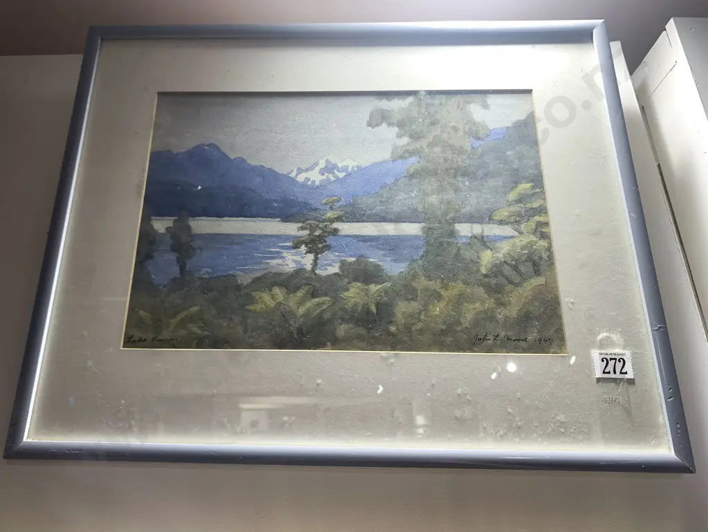John L Moore - Lake Kawiau W/C Image 1++