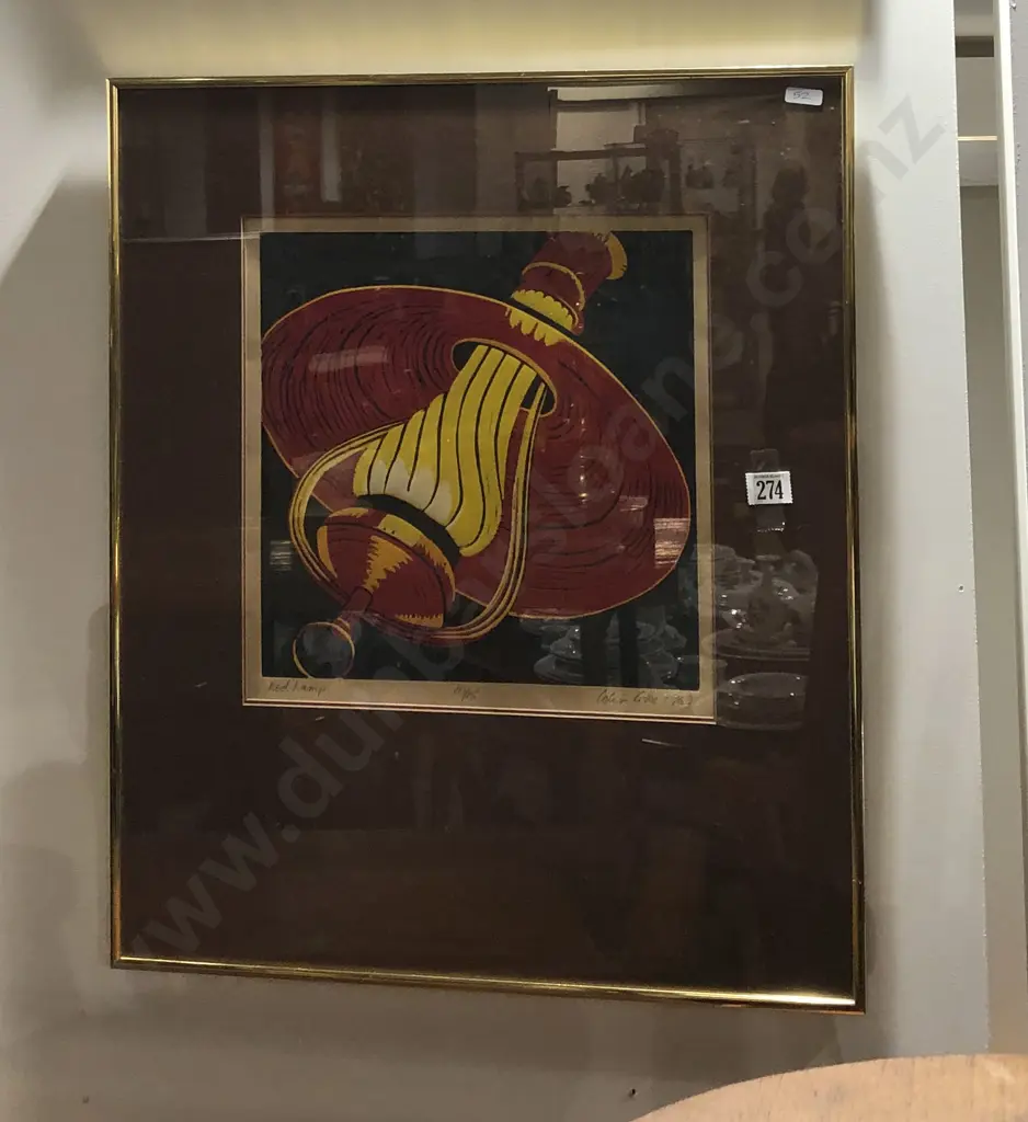 Colin Coke "Red Lamp" Ltd Ed Print Image 1++