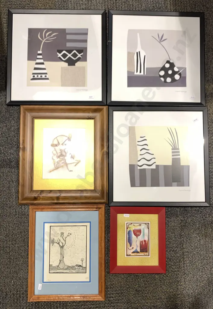 Eight Various Modern Prints Image 1++