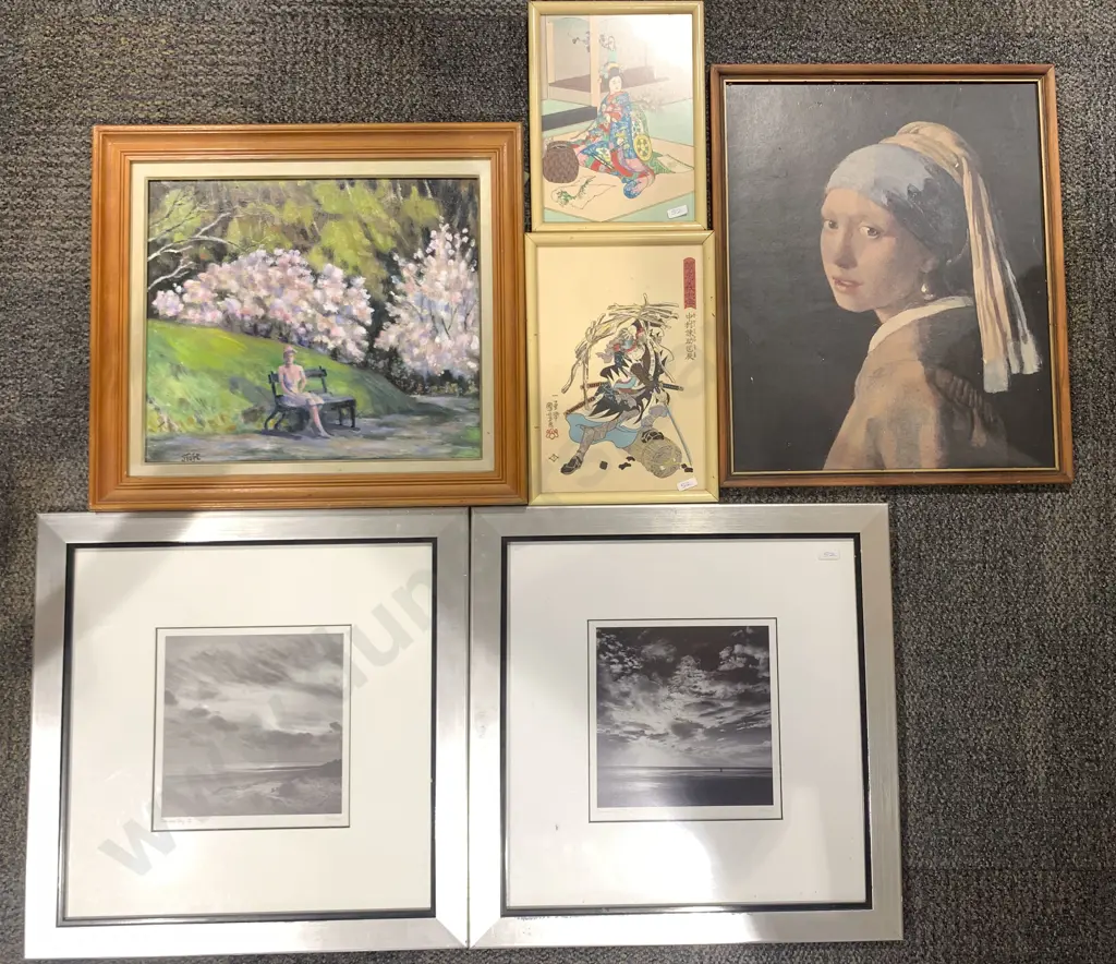 Oil By J Toft and Five Prints Image 1++