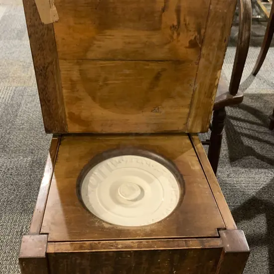 Commode Chair with covered potty
