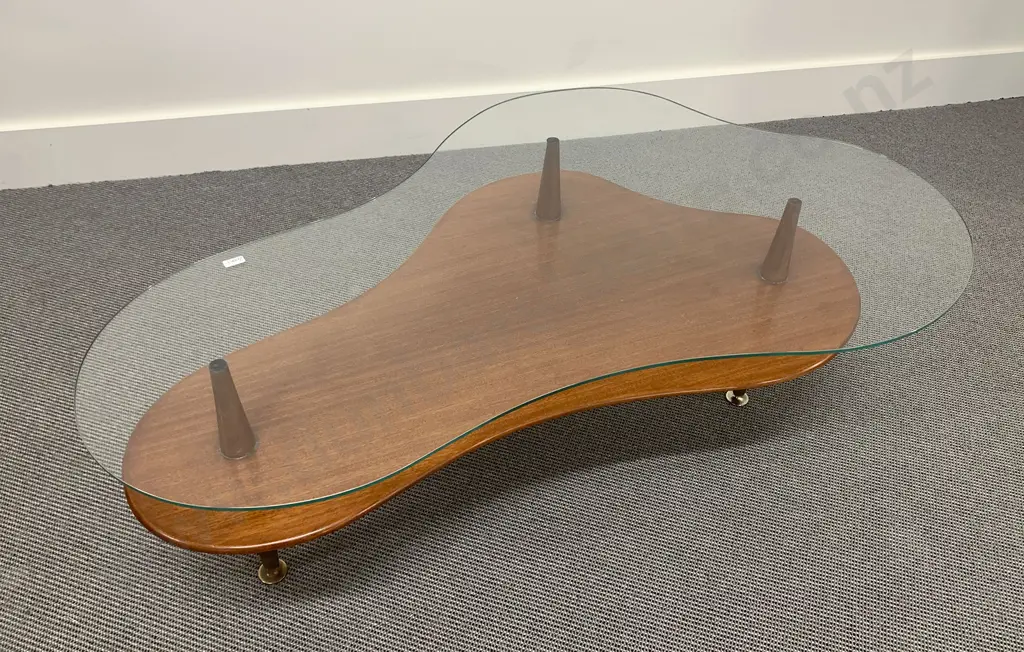 Mid C20th Design Mahogany 'Cloud' Coffee Table Image 1++