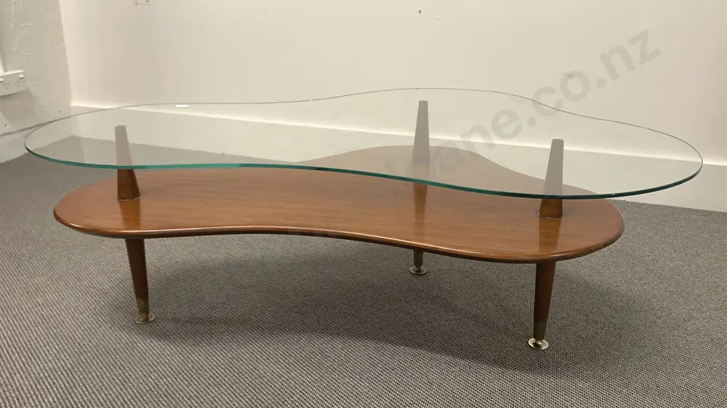 Mid C20th Design Mahogany 'Cloud' Coffee Table Image 1++