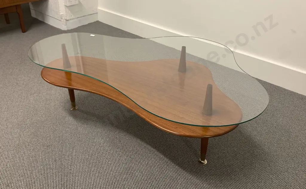 Mid C20th Design Mahogany 'Cloud' Coffee Table Image 1++