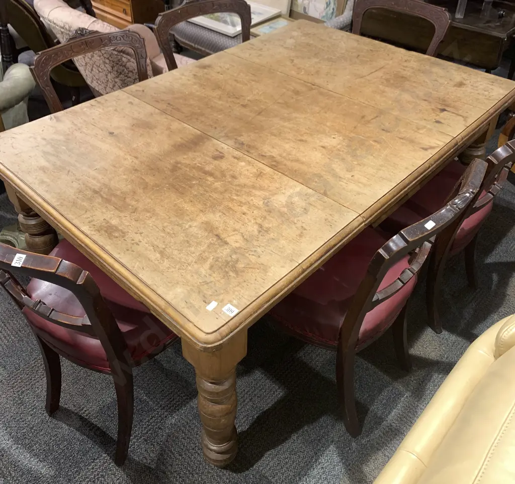 Colonial Kauri Dining Table seating six Image 1++
