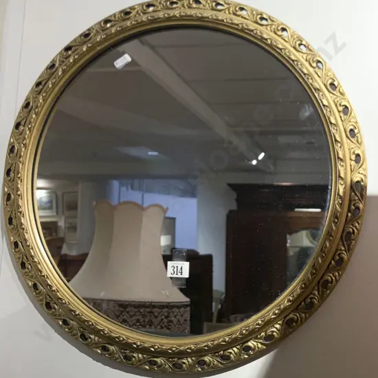 Circular Wall Mirror and Other