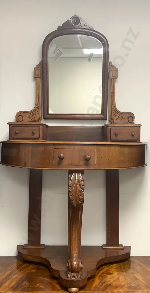 Victorian Mahogany Dressing Table Image 1++