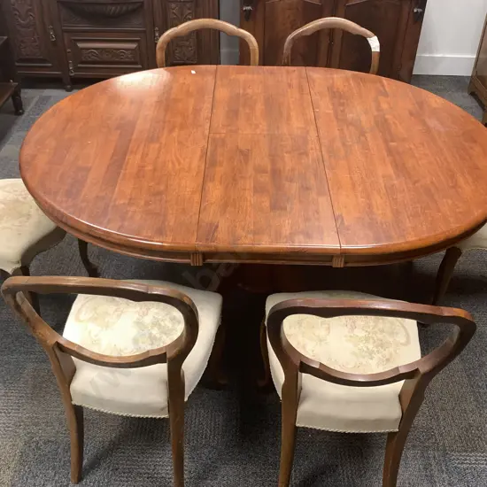 Modern Dining Table and Six Chairs