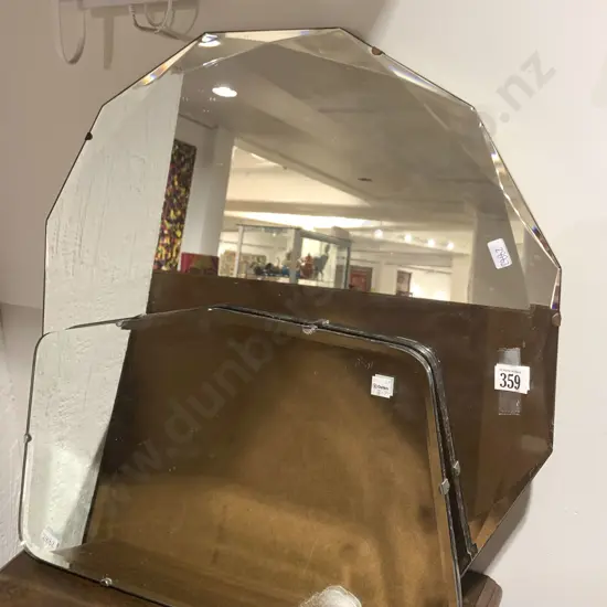Two Beveled Mirrors