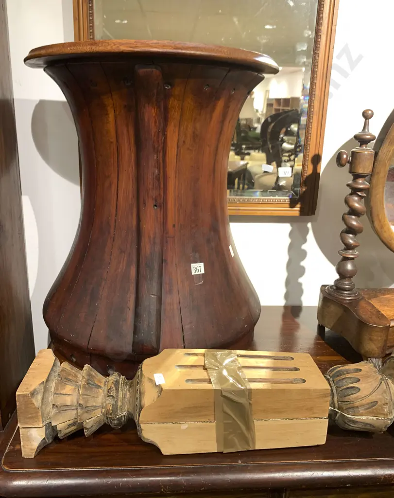 Wooden Side Table And Balustrade Image 1++