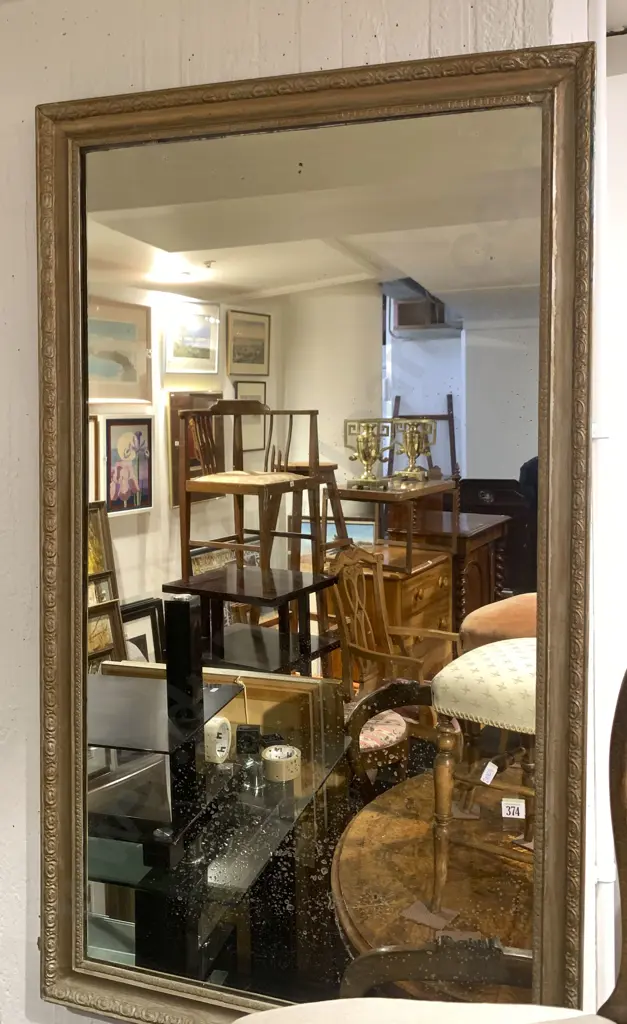 Large Gilt Framed Wall Mirror Image 1++