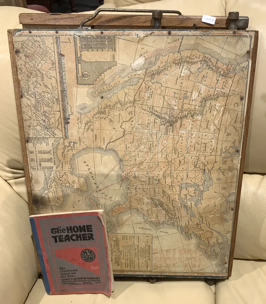 The Chautauqua Industrial Art Desk - Lewis E Myers & Company Image 1++