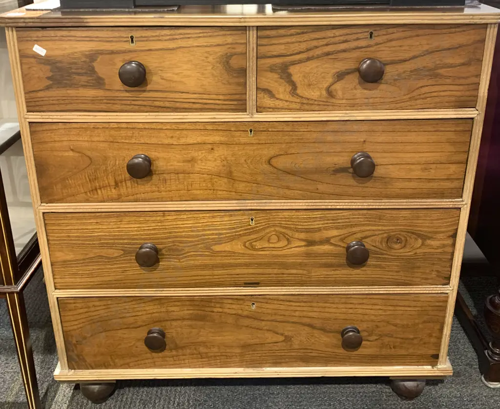 Composed Victorian Flat Front Chest Image 1++