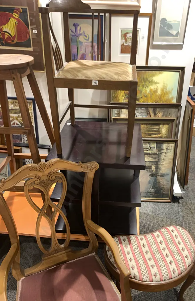 Carver Chair with Dressing Stool and Corner Chair (AF) Image 1++