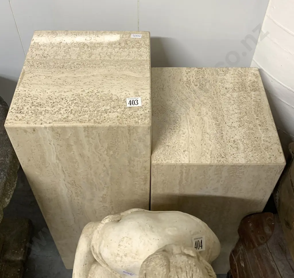 Two Marble Plinths Image 1++