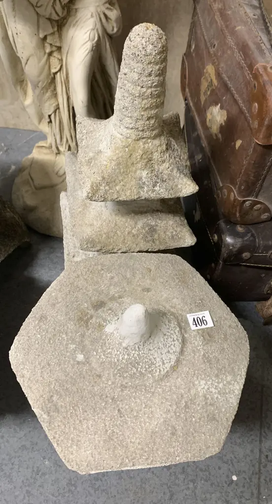 Two Composition Garden Shrines Image 1++