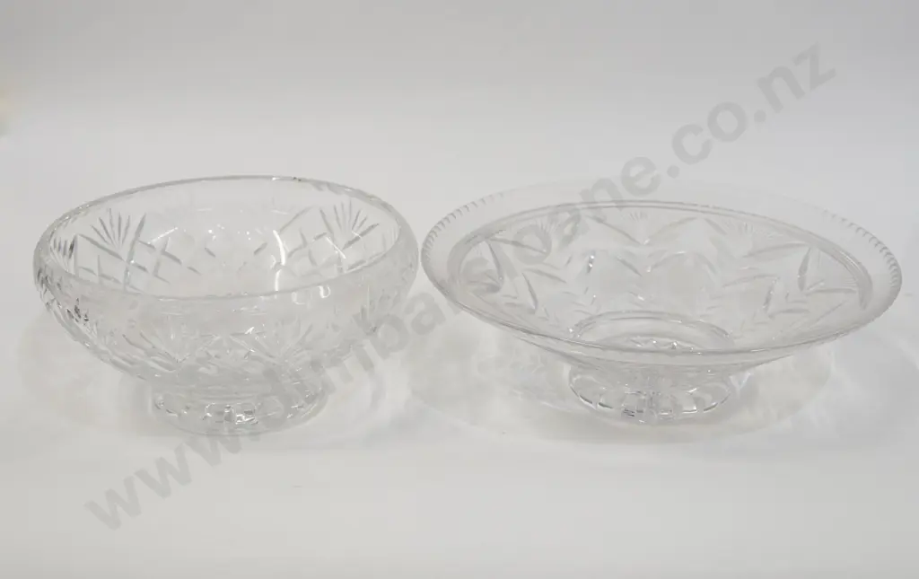 Two Crystal Bowls Including Webb and Corbet Image 1++