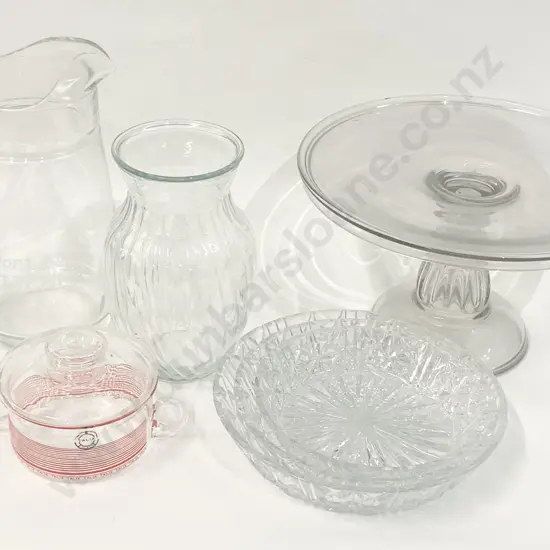 Qty of Assorted Crystal and Glassware