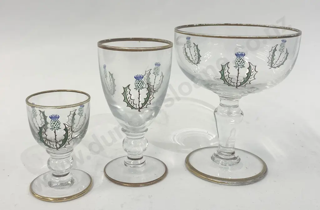 Lot of Assorted Stemmed and Crested Crystal Image 1++