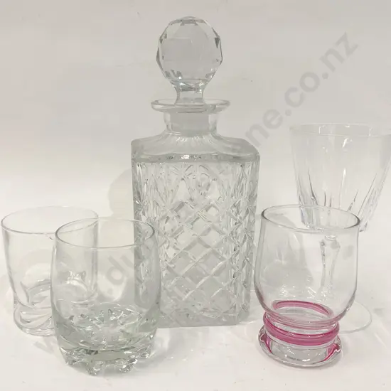 Qty of Assorted Crystal and Glassware