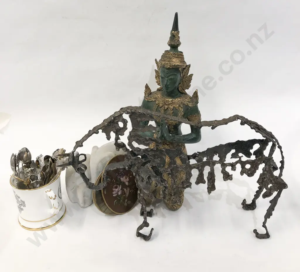 Two Boxes of Assorted Ornaments and Cushions Etc Image 1++