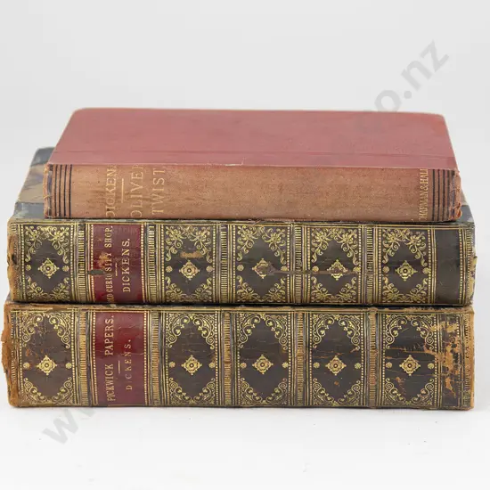 Three 19th Century Dickens volumes