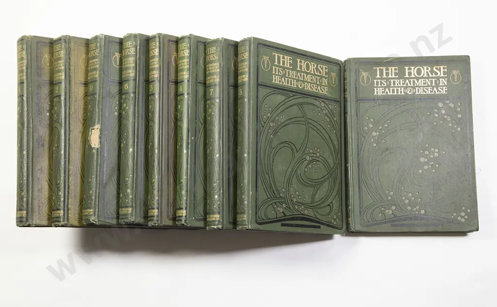 Axe, Prof. J Wortley, The Horse (9 volumes) Image 1++