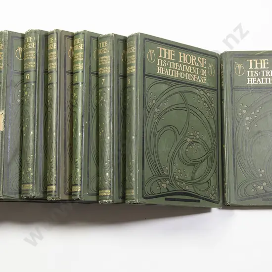 Axe, Prof. J Wortley, The Horse (9 volumes)