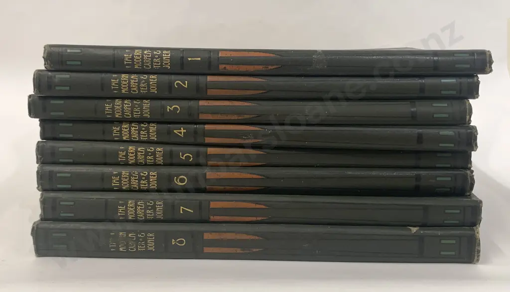 Sutcliffe G Lister - The Modern Carpenter Joiner and Cabinet-Maker (8 Volumes) Image 1++