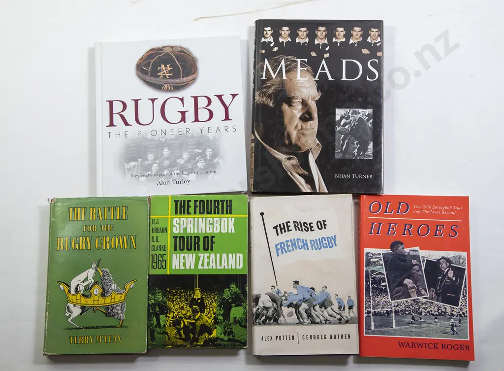 Six NZ & Other Rugby Books Image 1++