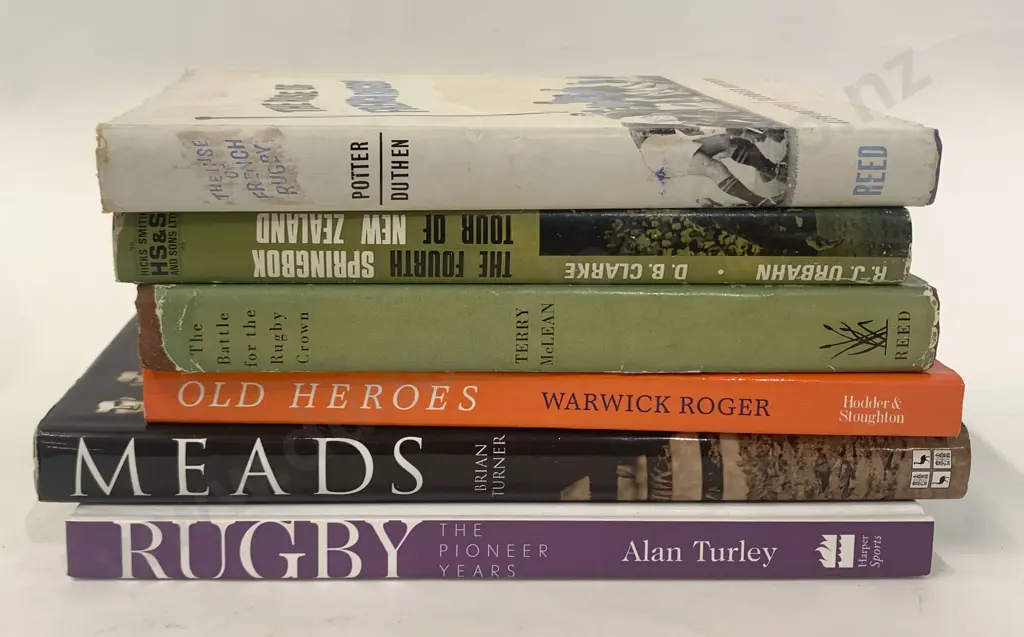 Six NZ & Other Rugby Books Image 1++