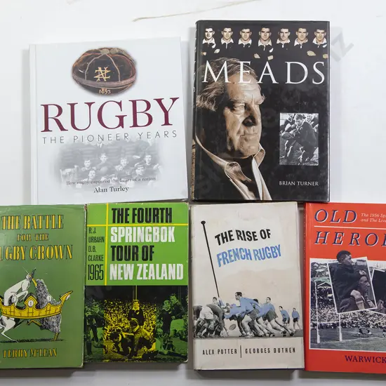 Six NZ & Other Rugby Books