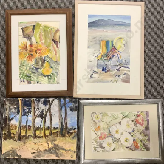 Box of Assorted Original Artworks