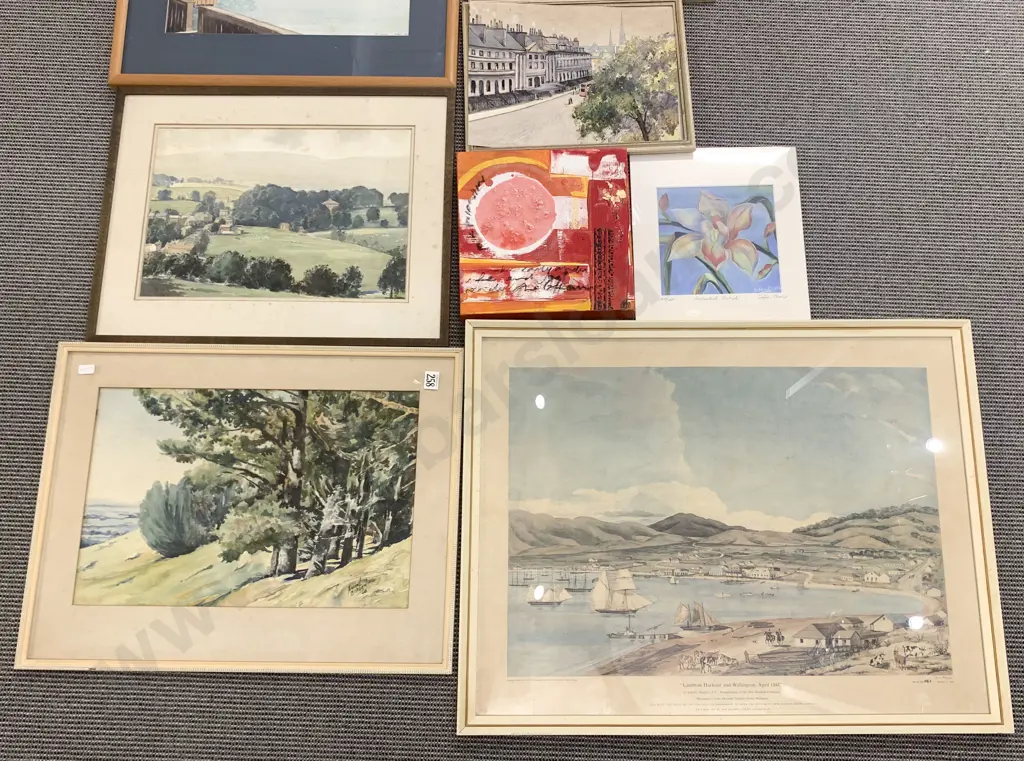 Nine Various Artworks and Prints Image 1++