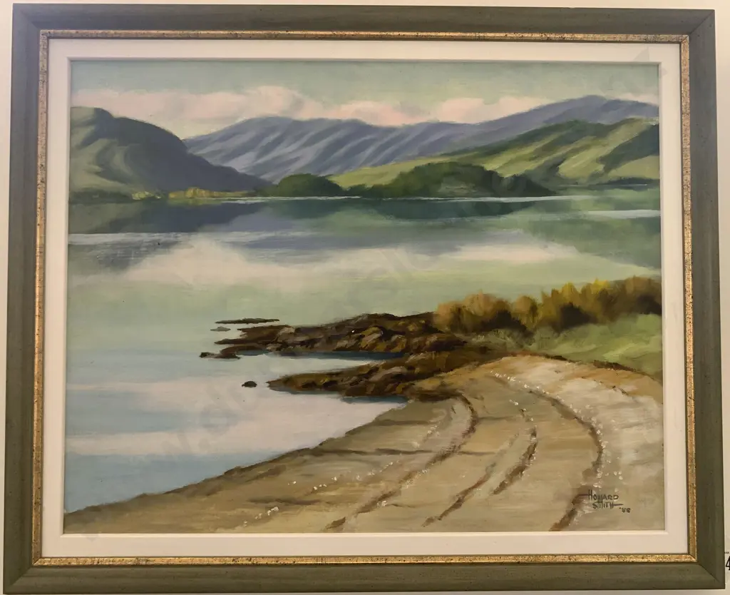 Howard Smith Acrylic Coastal Landscape Painting Image 1++