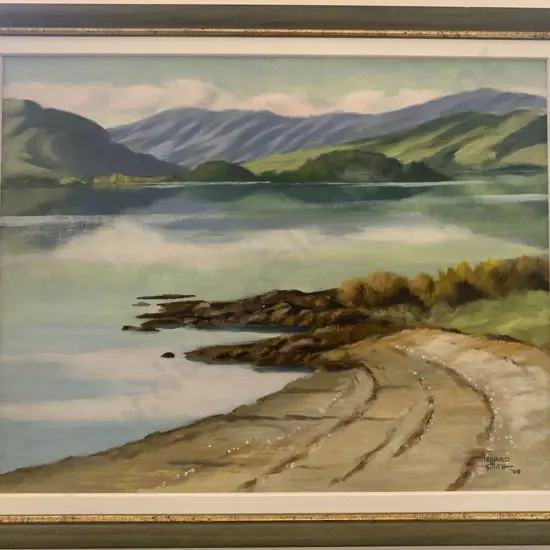Howard Smith Acrylic Coastal Landscape Painting