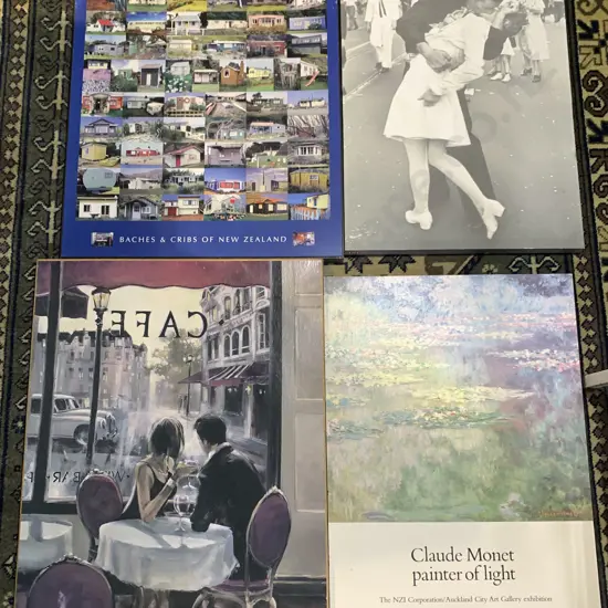 Stack of Nine Various Prints