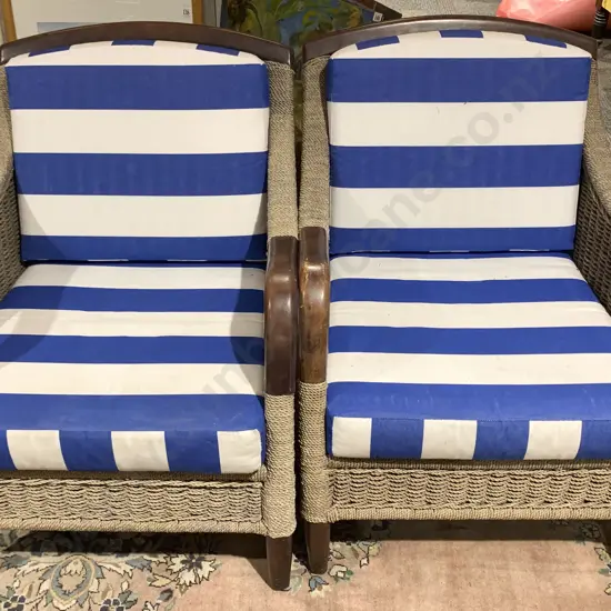Pair of Outdoor Armchairs