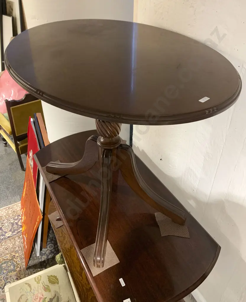 Two Mahogany Coffee Tables Image 1++