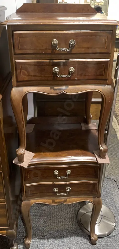 Pair of Reproduction Bedside Drawers Image 1++