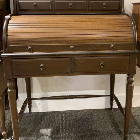 Mahogany Roll Top Desk