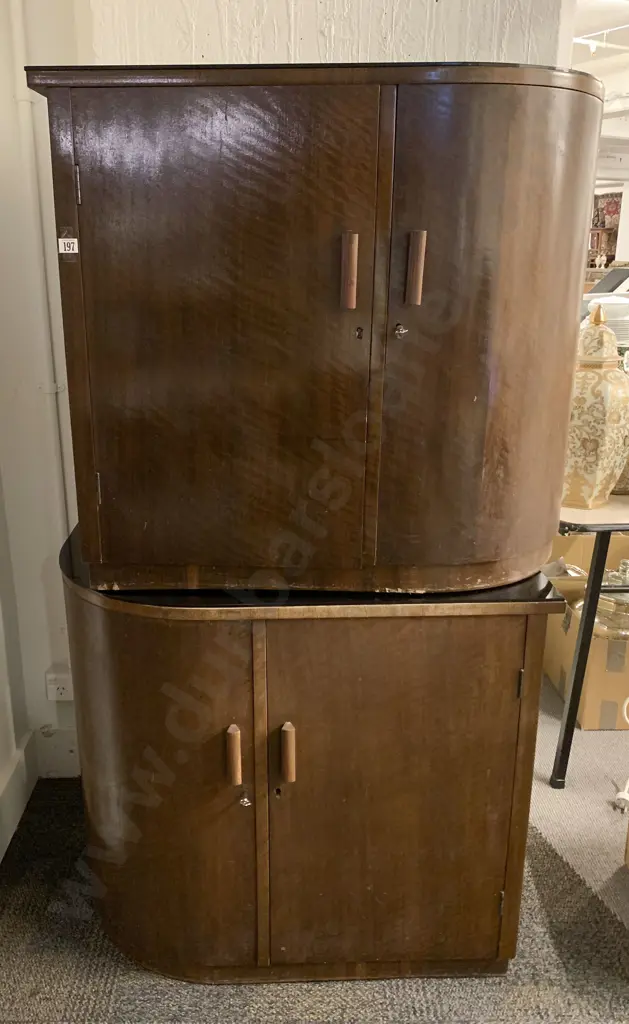 Pair of Curved Side Cabinets Image 1++