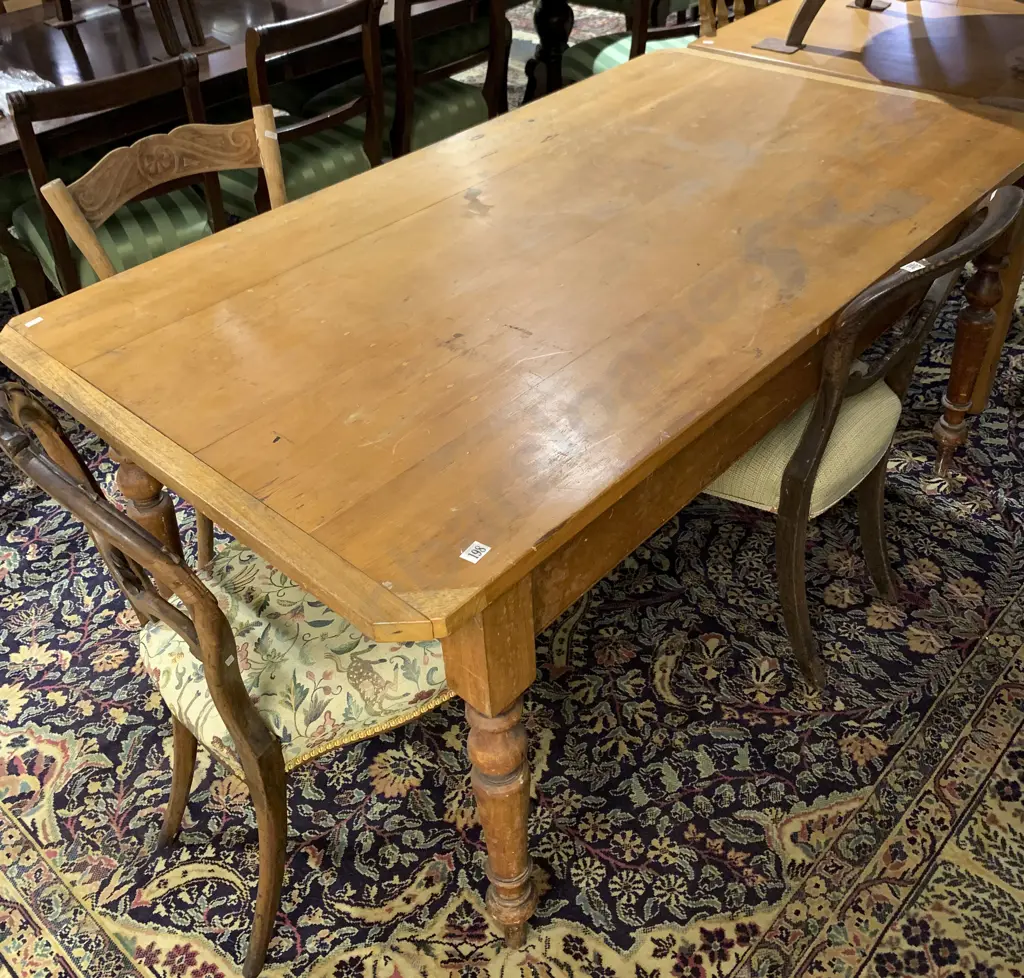 Pine Country House Table (Faults) Image 1++