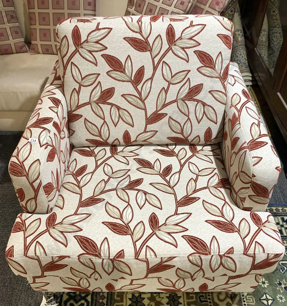 Modern Upholstered Armchair Image 1++