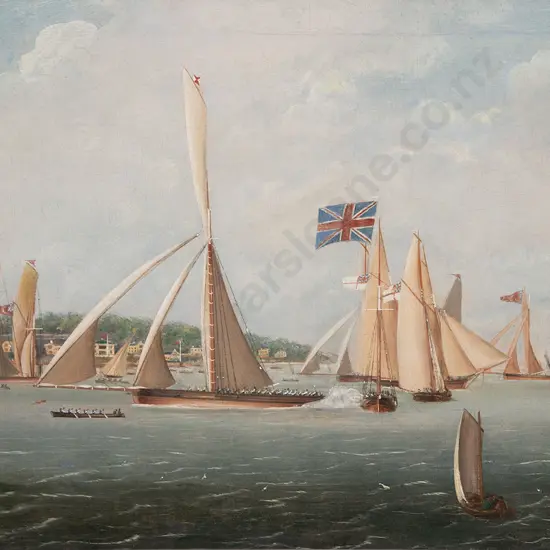 C19th British - The Cutter Alarm Crosses the Line