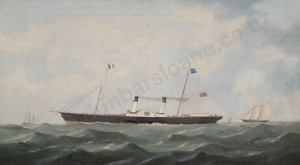 Manner of George Mears (British fl. 1870-1895) - The Paddle Steamer 'Victoria' Image 1++
