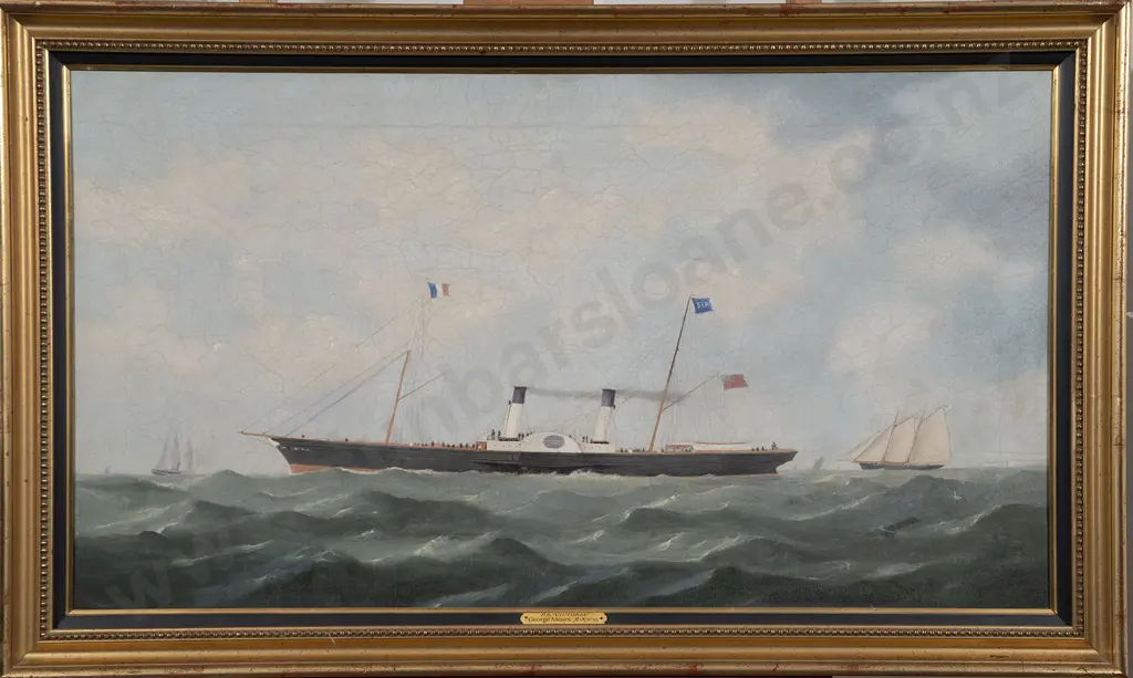 Manner of George Mears (British fl. 1870-1895) - The Paddle Steamer 'Victoria' Image 1++