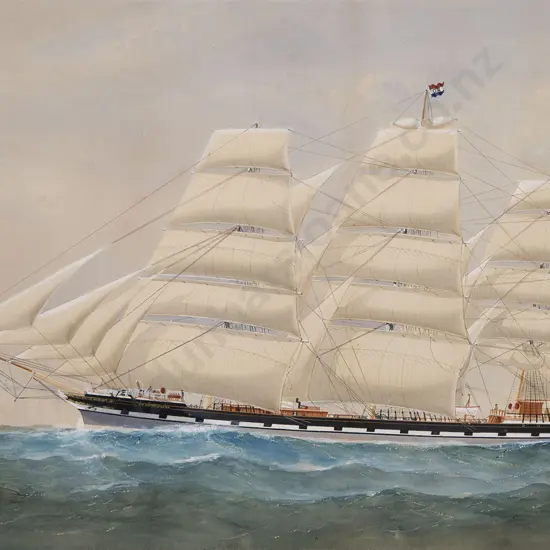 William Forster (1840-91) - The 'Sir Walter Raleigh' of Aberdeen off Sydney Heads