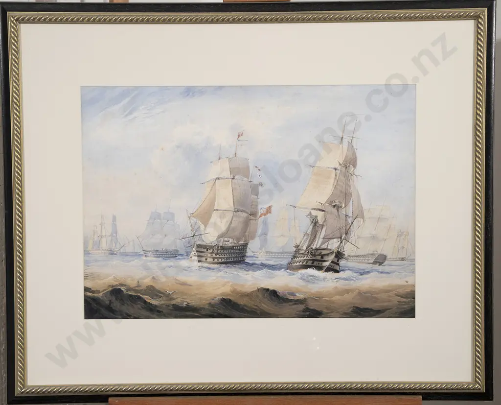 Mid C19th British - The Fleet off Spithead Image 1++