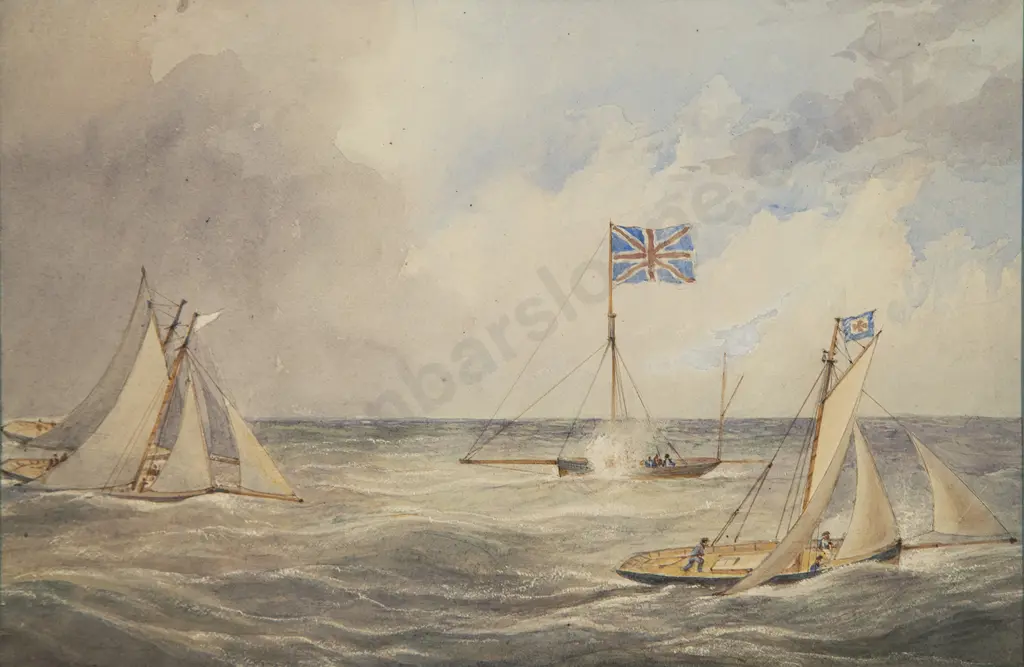 Early C19th British - Crossing the Line Image 1++